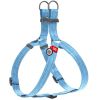 Re Cotton Dog Harness Eco Friendly Dog Harness for Medium and Large Dogs Reflective Adjustable Size for Male Female Dogs L size 27-35 inch Blue Color