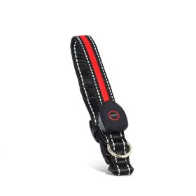 Blinking Flashing Pets Safety LED Adjustable Dog Collar (Type: Pet Supplies, Color: Red)